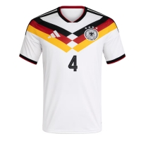 Camiseta Alemania Jonathan Tah #4 Primera Equipación Replica Mundial 2026 mangas cortas